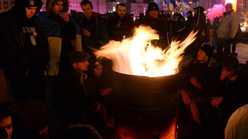 В центре Киева состоялся митинг сторонников евроинтеграции