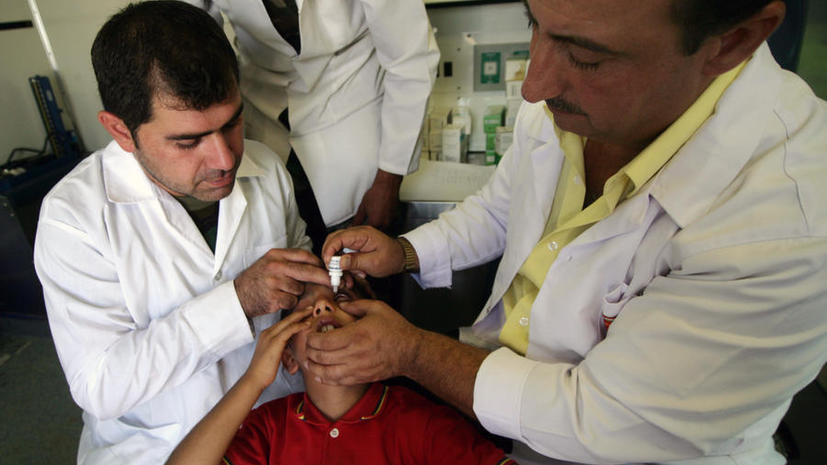 В Сирии может вспыхнуть эпидемия полиомиелита