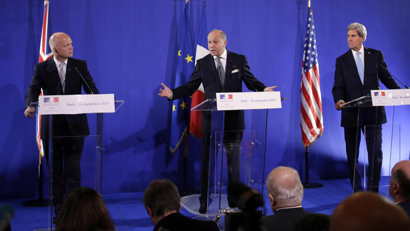 Франция, Великобритания и США готовятся внести в СБ ООН резолюцию по Сирии