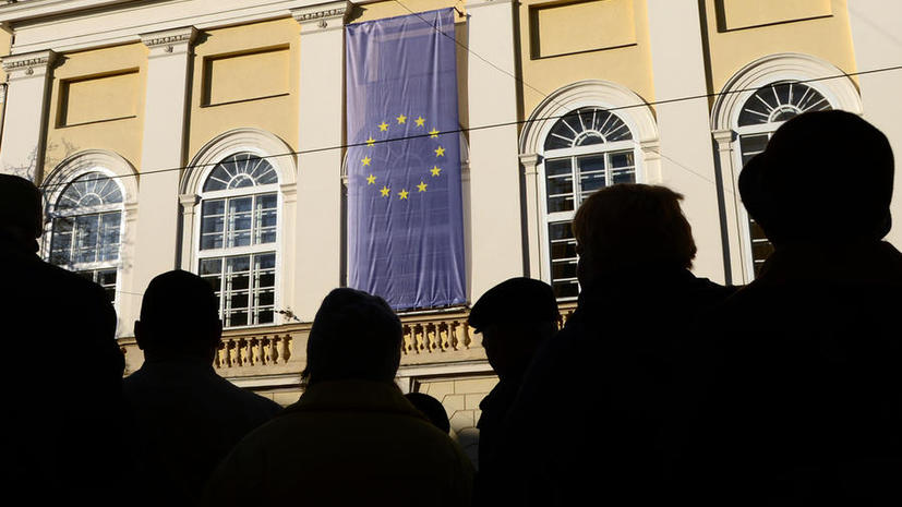 В центре Киева собрались возмущённые сторонники евроинтеграции