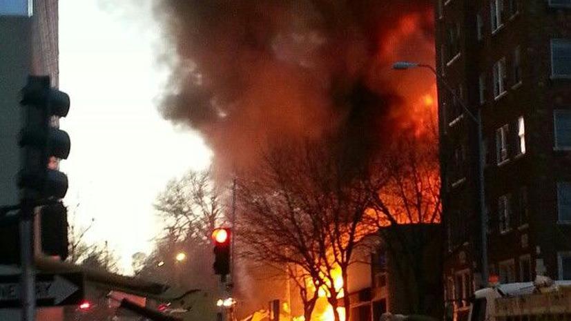 15 человек пострадали в результате пожара в торговом центре в Канзас-сити