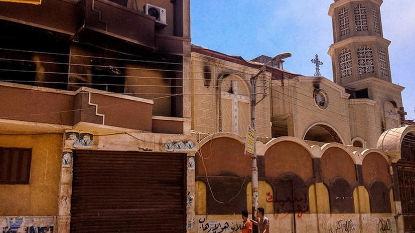 Правительство Египта начало восстановление разрушенных во время беспорядков церквей