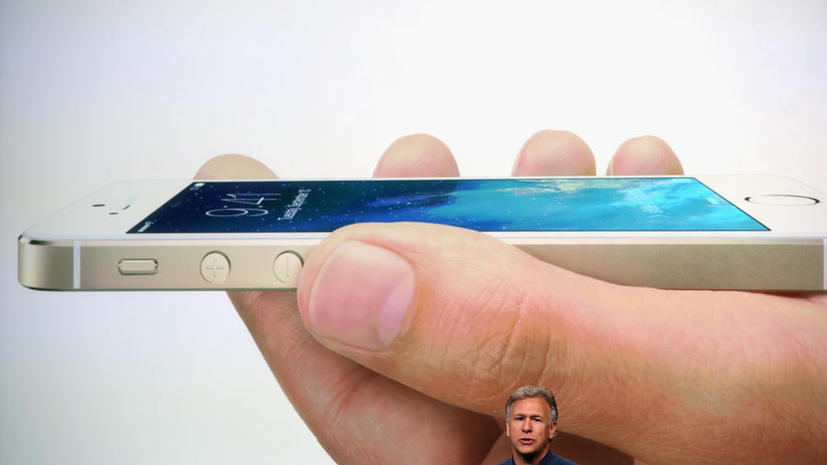 iPhone 5S получил сканер отпечатков пальцев