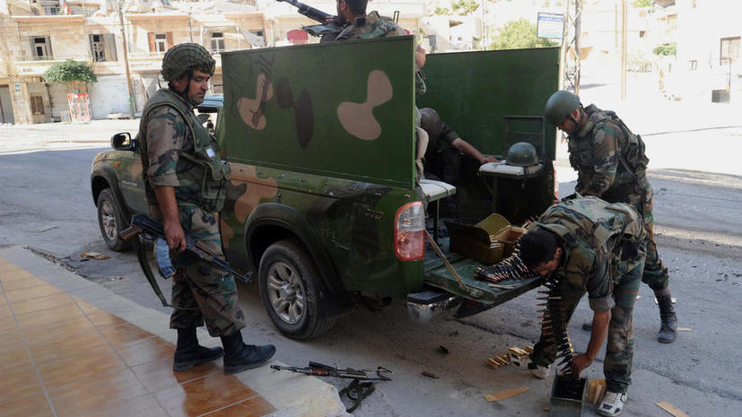 СМИ: Сирийские войска создают укрепления вокруг Дамаска