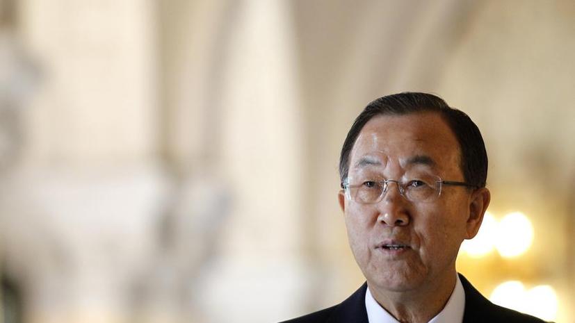 Пан Ги Мун: Сотрудники ООН останутся в Сирии несмотря ни на что