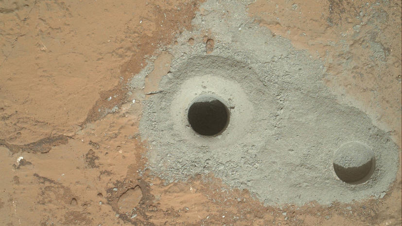 Curiosity пробурил поверхность Марса, чтобы найти воду