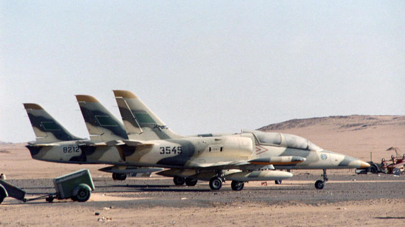 ВВС Ливии нанесли воздушный удар по боевикам, атаковавшим военную базу
