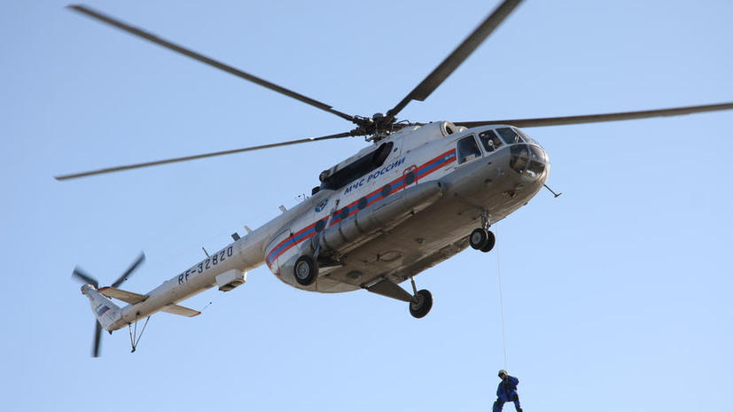 В Хабаровском крае потерпел крушение вертолёт Ми-8, все пассажиры живы