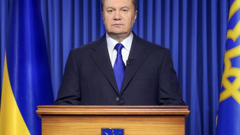 Виктор Янукович инициировал досрочные президентские выборы на Украине