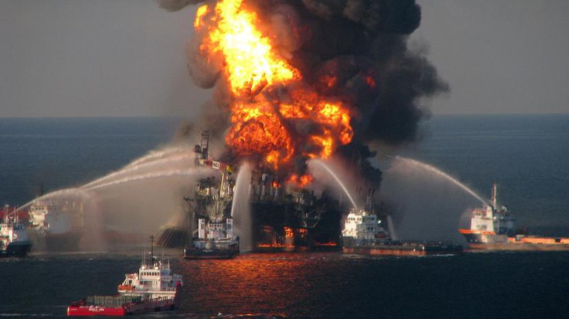 Прокуратура обвинила BP в гибели людей на платформе Deepwater Horizon