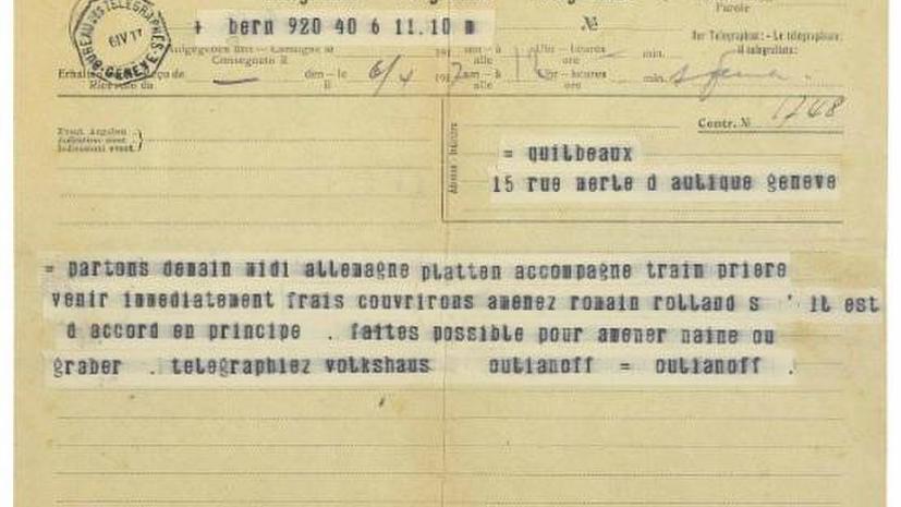 Телеграмма Ленина ушла с молотка за 50 тыс. фунтов
