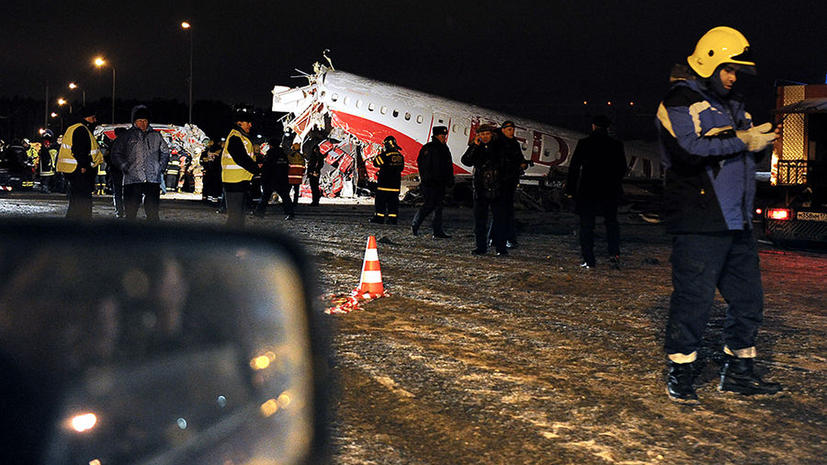 МАК: У разбившегося во Внуково самолета отказал реверс