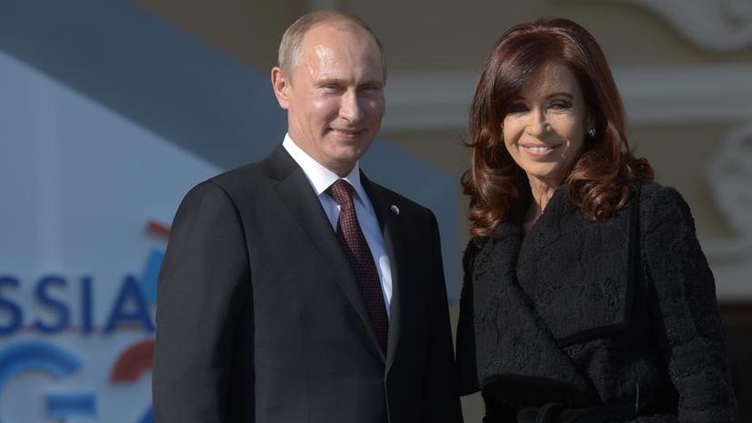 Президенты РФ и Аргентины: Запад применяет к ситуации вокруг Крыма двойные стандарты