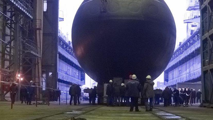 Первая дизель-электрическая подводная лодка проекта «Новороссийск» спущена на воду в Санкт-Петербурге