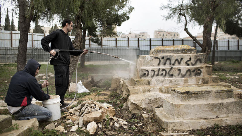 В Иерусалиме осквернено мусульманское кладбище